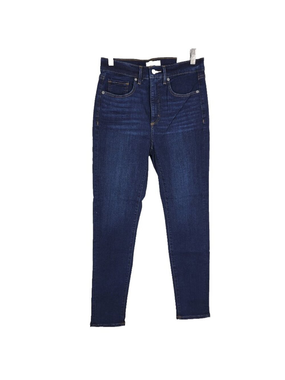 LOFT The Skinny Jeans 26 Blue High Rise Stretch Dark Wash minimalist capsule
